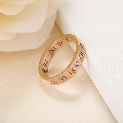 J'ador Paris Rings Roman Numeral Ring