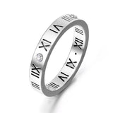 J'ador Paris Rings Silver / 5 Roman Numeral Ring