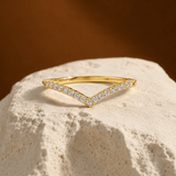 J'ador Paris Rings V-Shape Ring