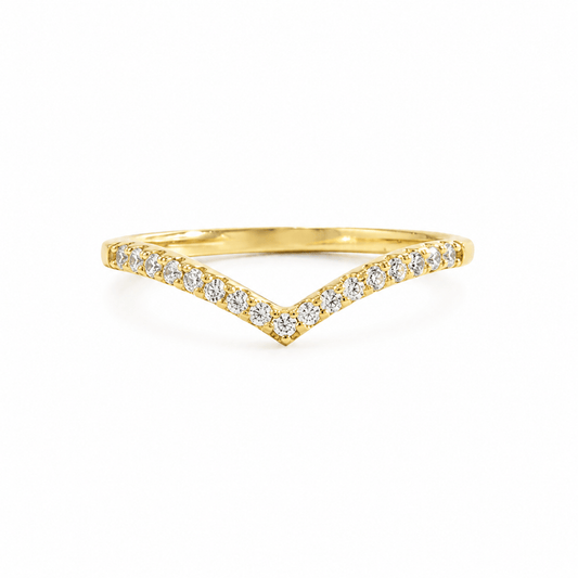 J'ador Paris Rings Gold / 6 V-Shape Ring
