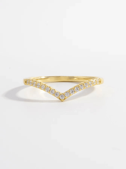 J'ador Paris Rings Gold / 6 V-Shape Ring