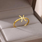 J'ador Paris Rings Zodiac Sign Ring