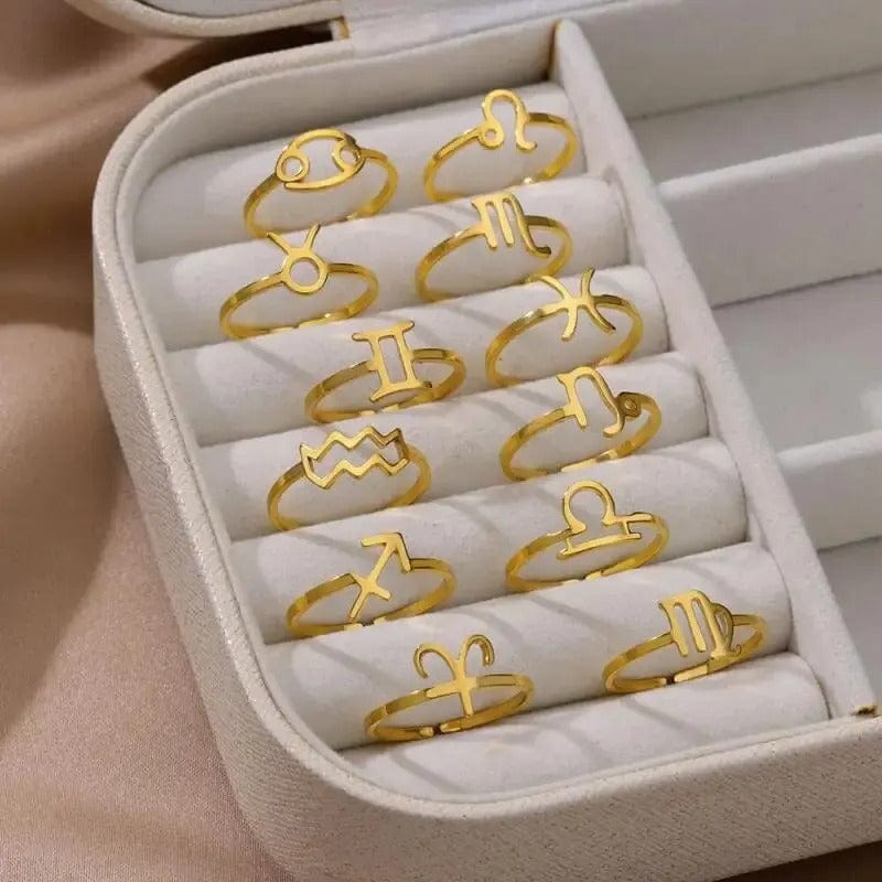 J'ador Paris Rings Zodiac Sign Ring