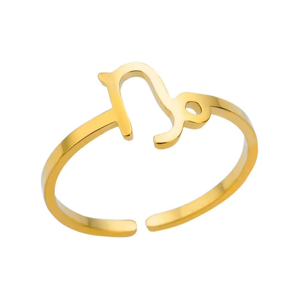 J'ador Paris Rings Capricorn Zodiac Sign Ring